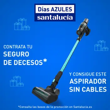 Al contratar online tu seguro de Decesos te llevas gratis un aspirador escoba sin cable